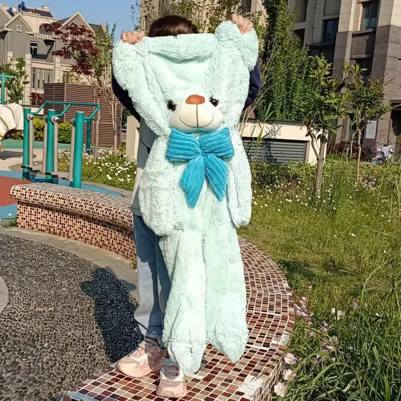 Oversized Light Blue Plush Teddy Bear - Image 2