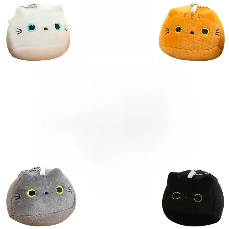Kawaii Chubby Cat Plushie & Keychain Set - Image 16
