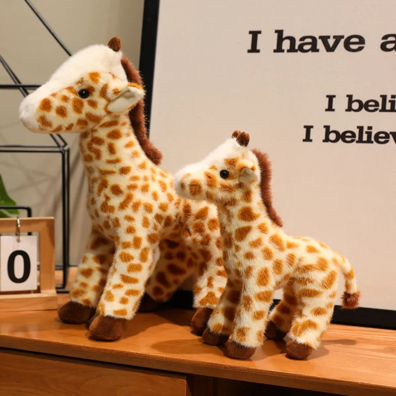 Soft Cream and Brown Spotted Giraffe Plush - Image 4