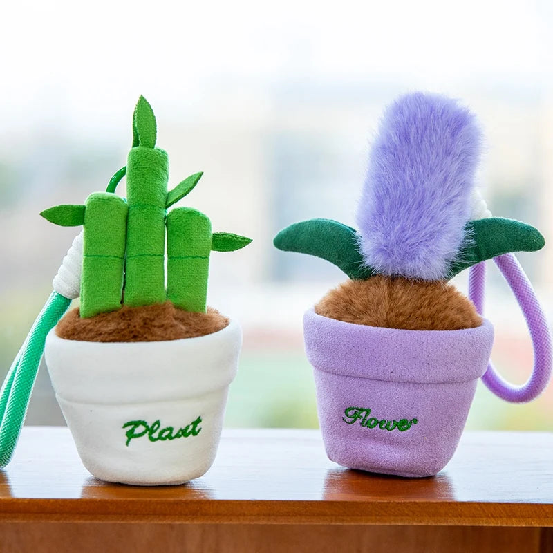 Cute Plush Plant Pot Keychain Assortment - Image 4
