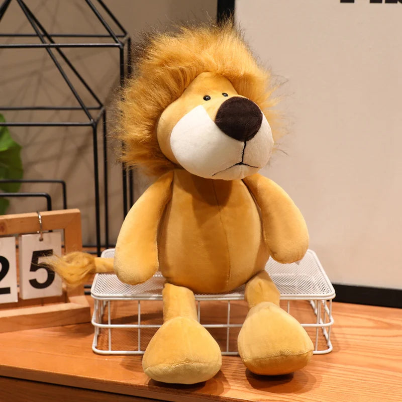 Cute Tan Lion Plush Toy with Fluffy Mane - Image 11