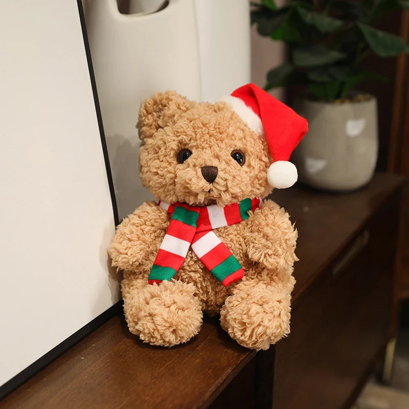 Red Santa Claus Plush with Merry Christmas Sign - Image 10