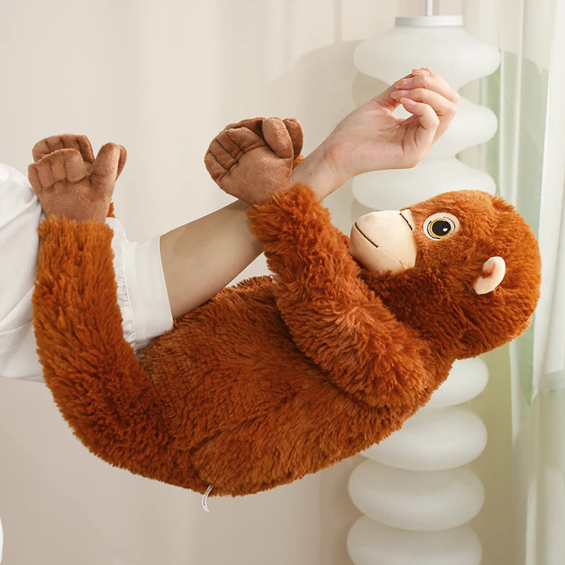 Cute Orangutan Plush Backpack and Matching Bag - Image 2