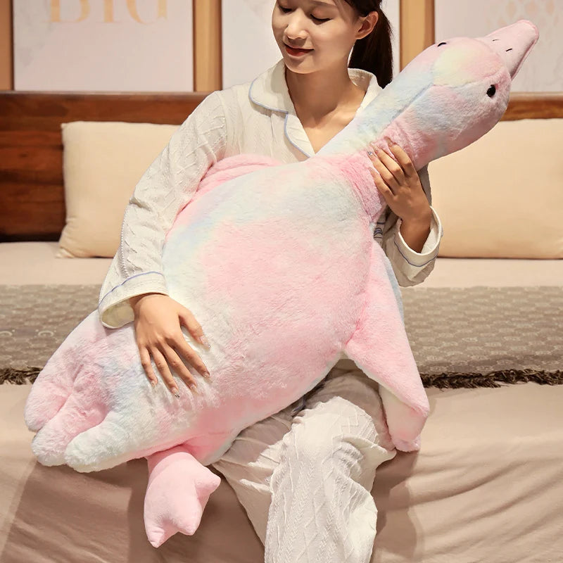Oversized Pastel Tie-Dye Duck Plush - Image 5
