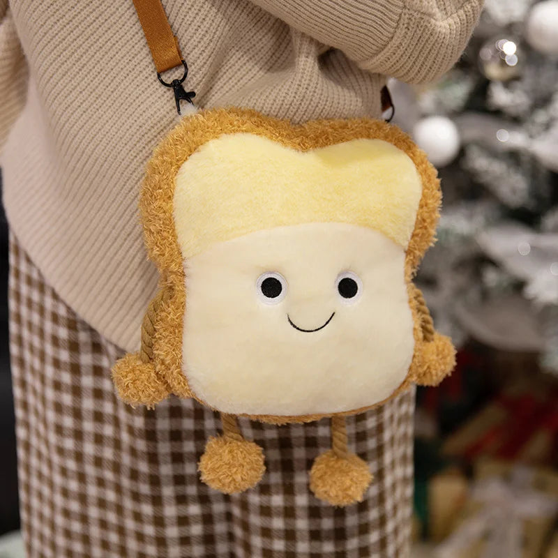 Smiling Toasted Bread Hot Water Bottle Plush - Image 9