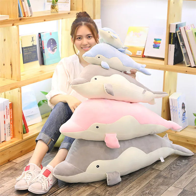 Cute Pastel Narwhal Plush Body Pillow - Image 2