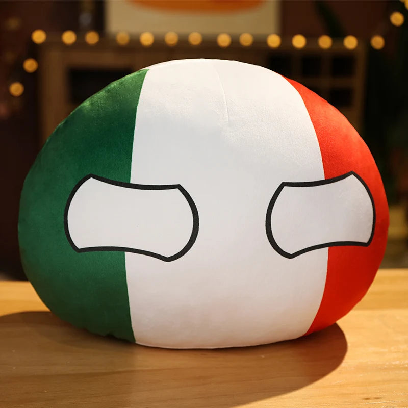 Countryball National Flag Plush Cushion - Image 18