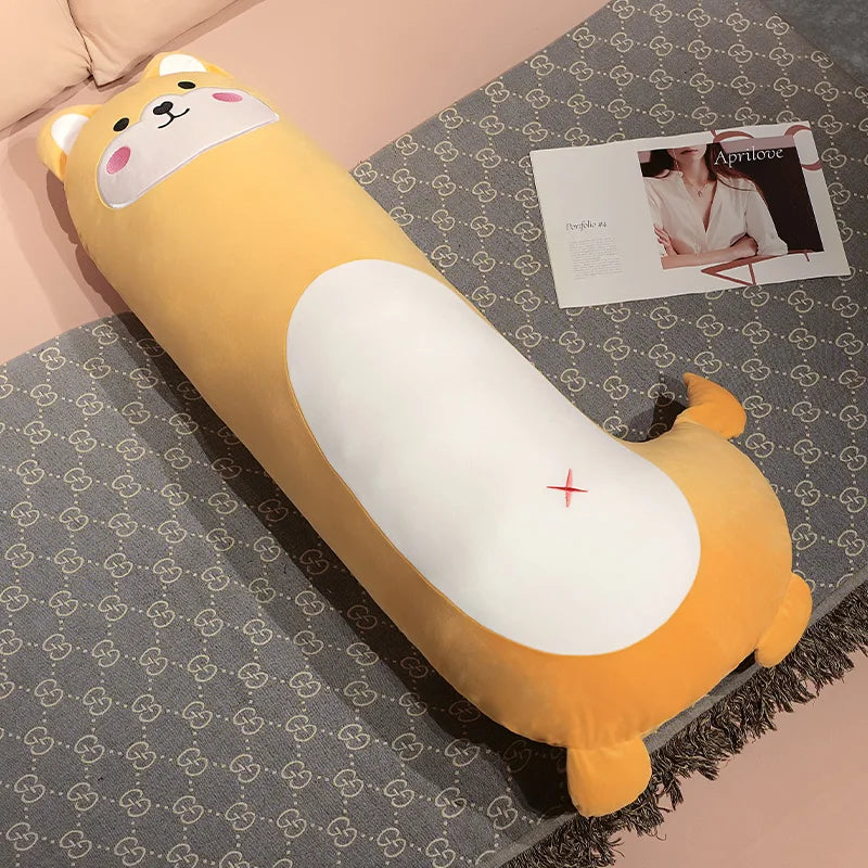 Cute Blue Penguin Long Plush Body Pillow - Image 7