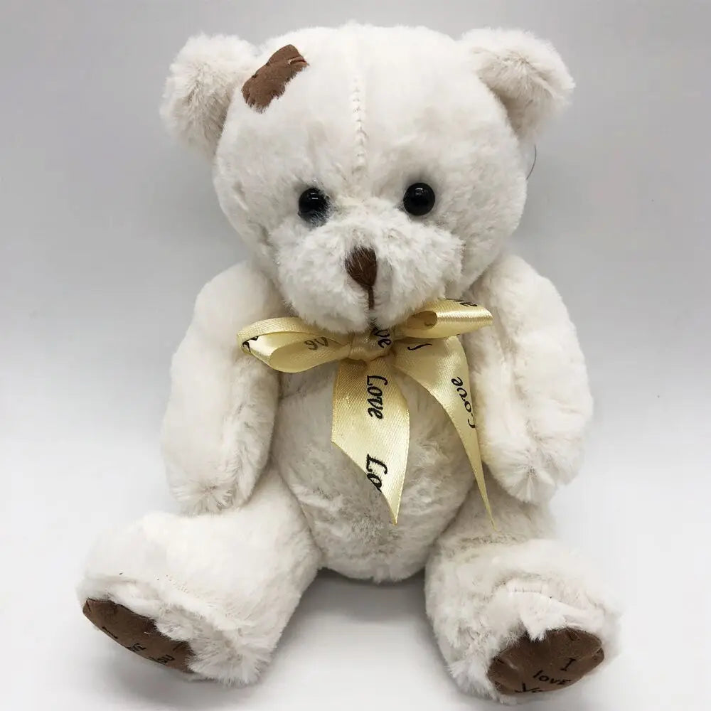 Pair of Plush Teddy Bears with 'I Love You' Feet - Image 8