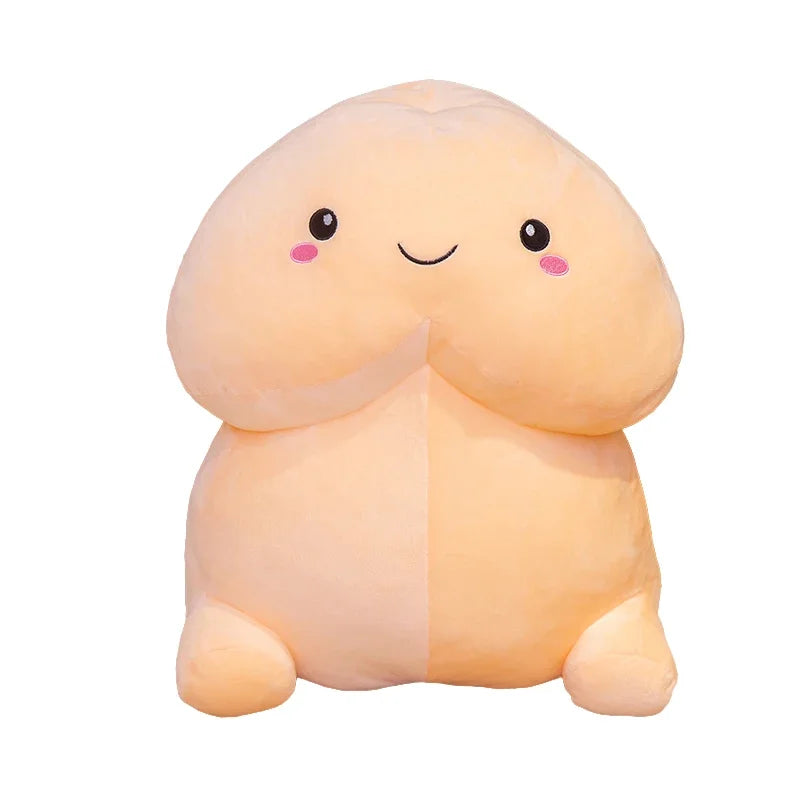 Soft Penis Shaped Plush Pillow with Happy Face - Image 8