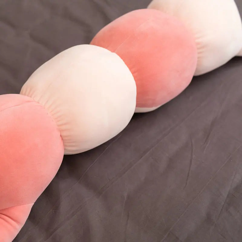 Long Pink Pig Caterpillar Body Pillow - Image 6