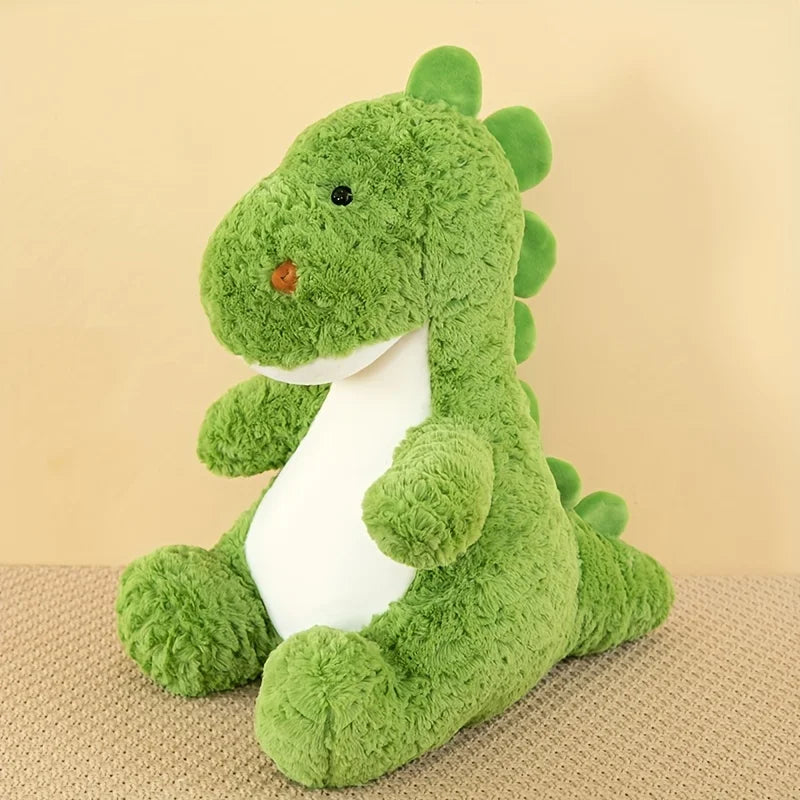 Cute Fluffy Pink Dinosaur Plush - Image 7
