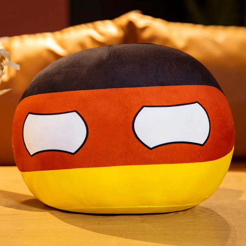 French Countryball Plush Toy with Mustache - Image 17