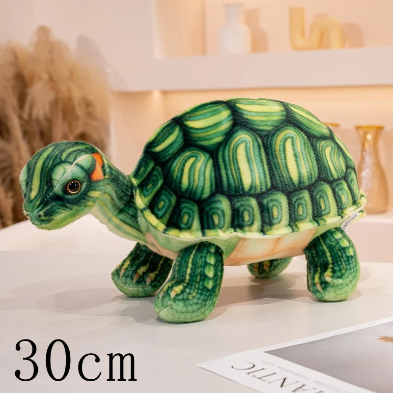 Stacking Realistic Brown Sea Turtle Plush Family - Image 22
