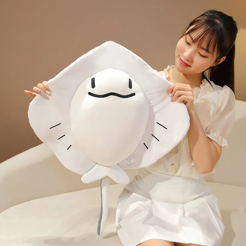 Deep Blue Stingray Plush Toy - Image 4