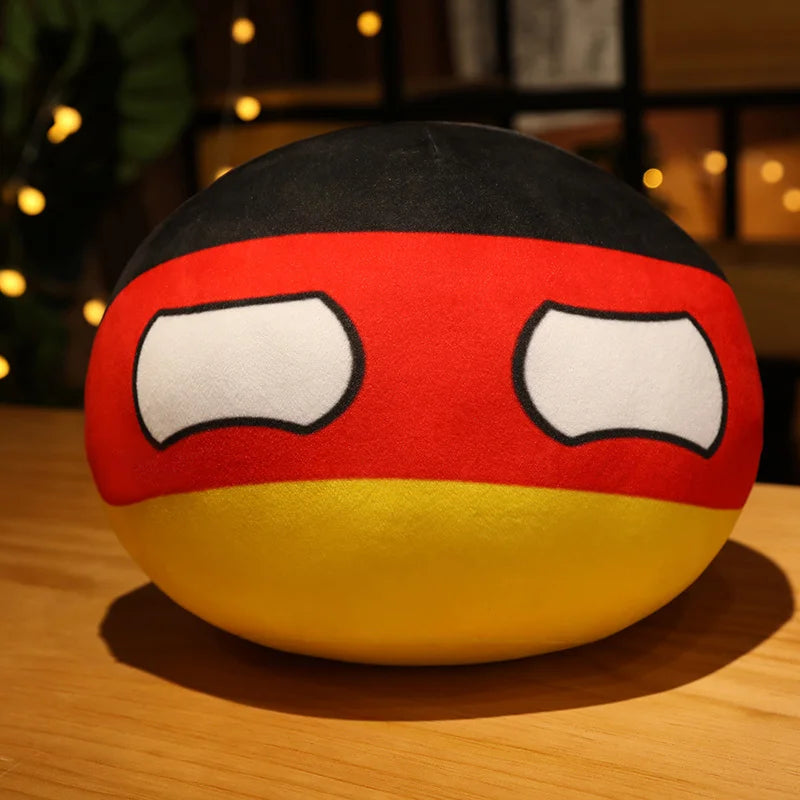 Soft Round Countryball Flag Plush Toy - Image 8