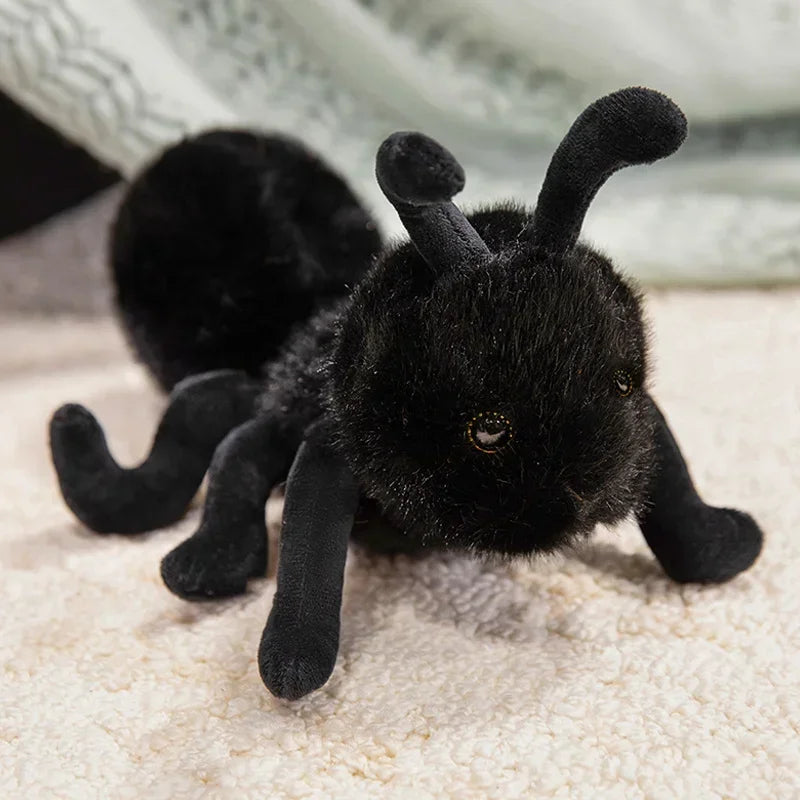 Fluffy Orange-Brown Insect Plush Toy - Image 9
