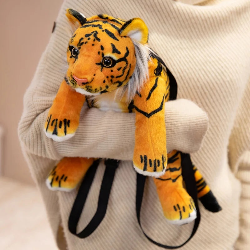 Tiger Animal Plush Backpack - Image 2