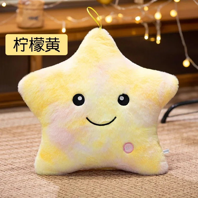 Smiling Light Up Star Plush Pillow - Image 7