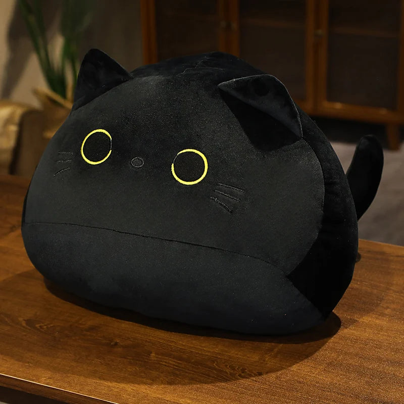 Kawaii Black Cat Plush Hand Warmer Pillow - Image 10