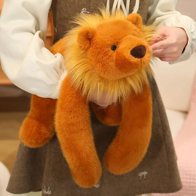 Long Fluffy Animal Plush Hugging Pillow - Image 4
