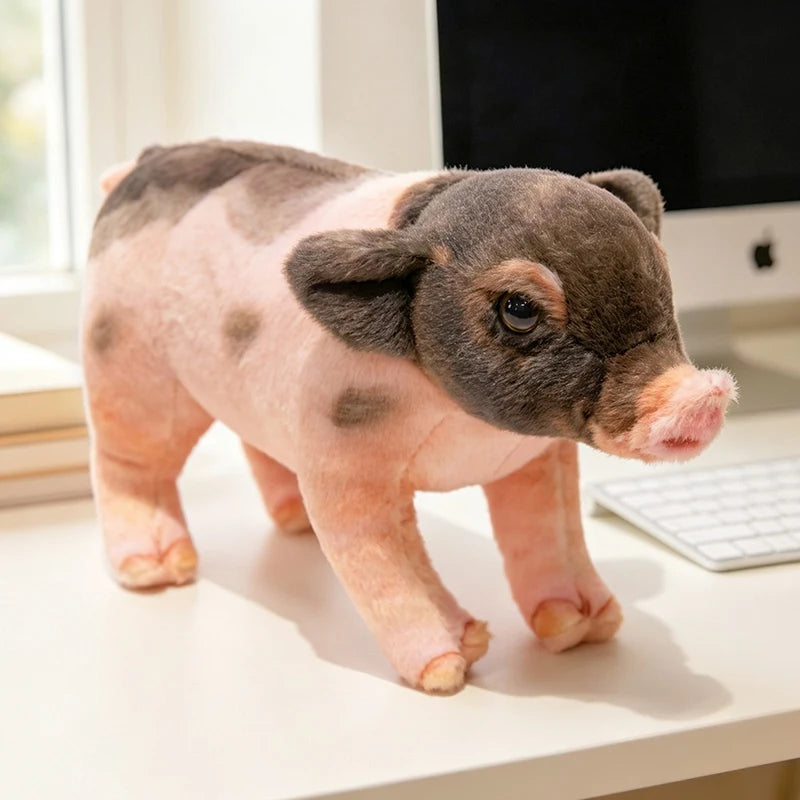Assorted Pastel Plush Piglet Toy - Image 8
