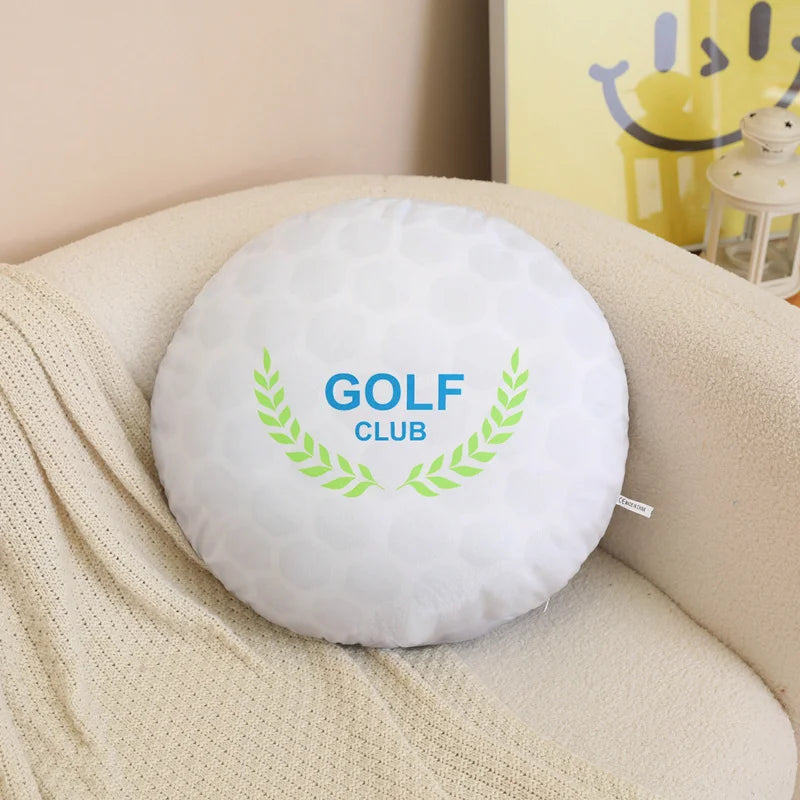 Plush White Baseball Decorative Pillow - Image 6