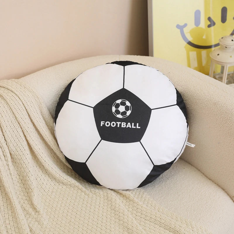 Plush White Baseball Decorative Pillow - Image 12