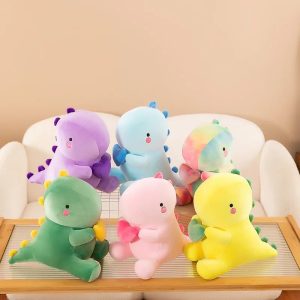 Cute Chubby Colorful Dinosaur Plush Toy