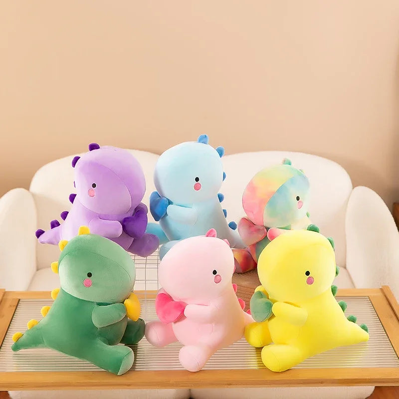 Cute Chubby Colorful Dinosaur Plush Toy
