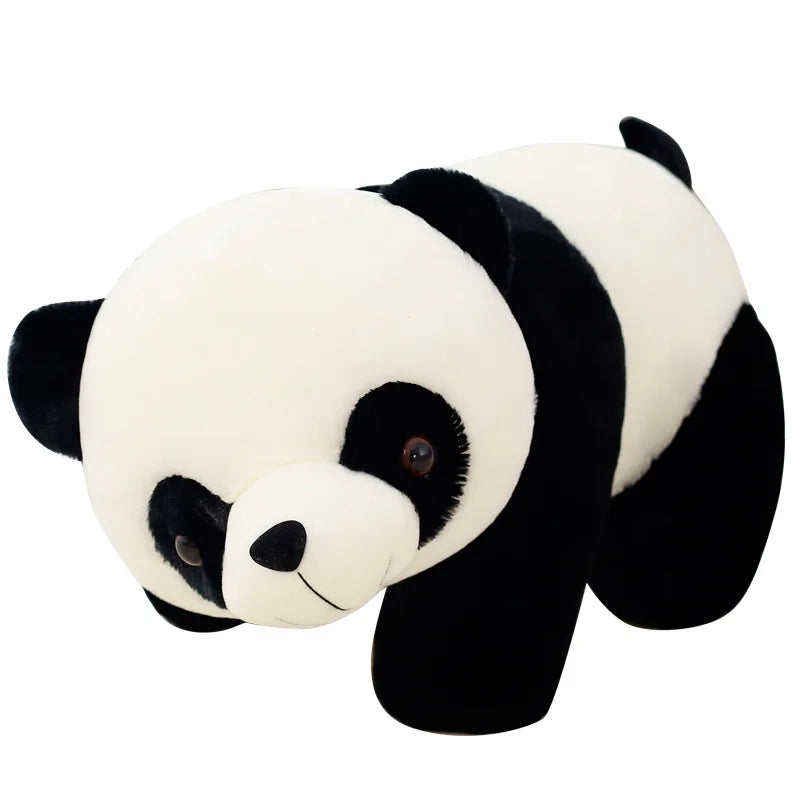 Hugging Black and White Panda Plush Toy - Image 7