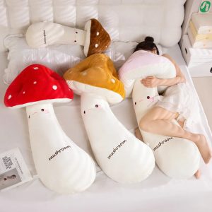 Cute Soft Mushroom Body Pillow Plushie