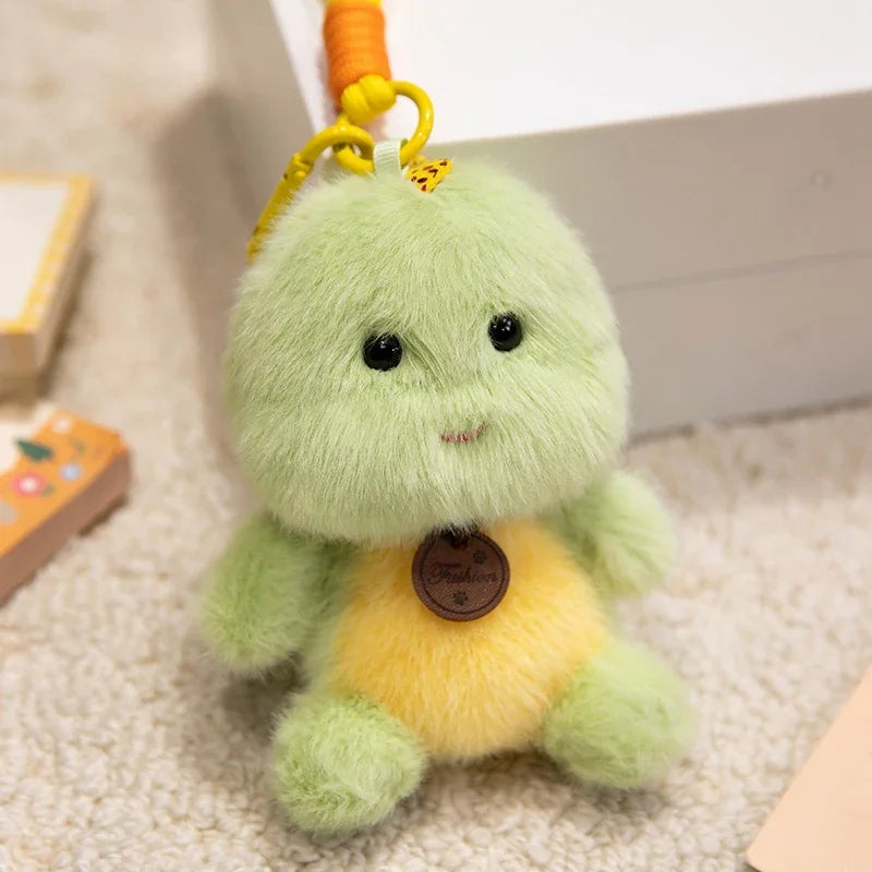 Cute Animal Plush Keychain with Braided Lanyard - Image 13