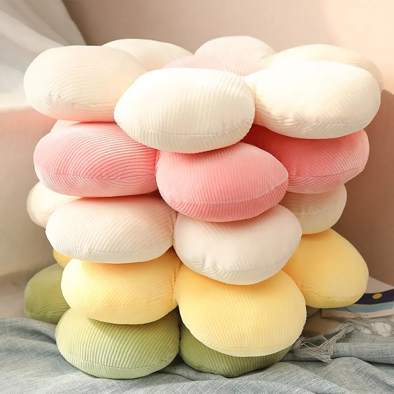 Soft Ribbed Flower Floor Cushion - Image 4