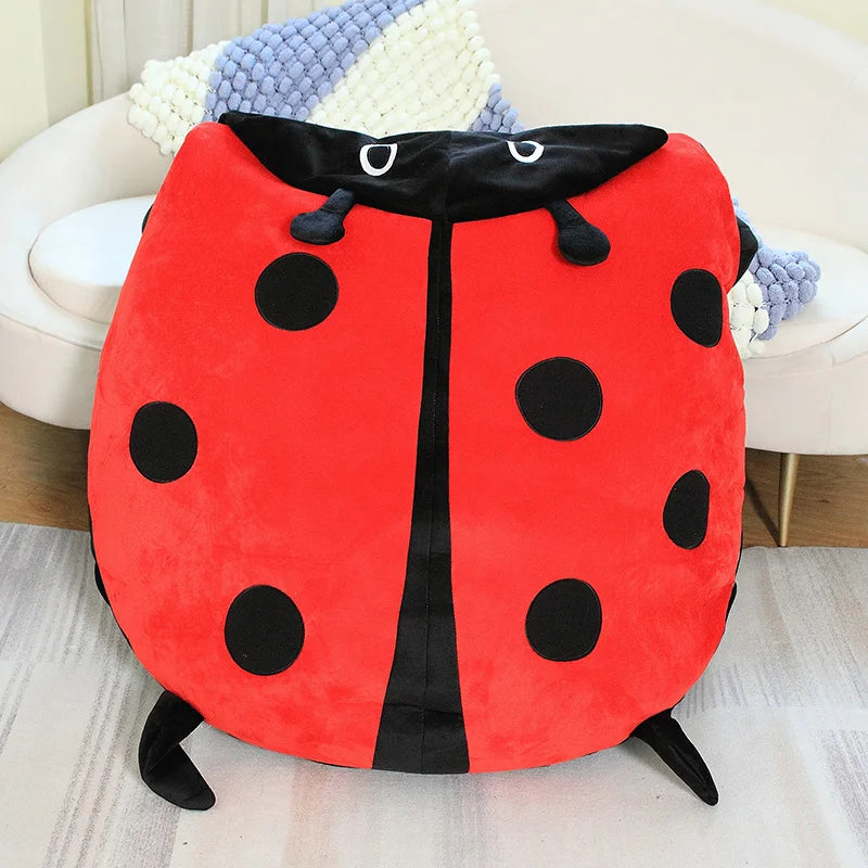 Oversized Ladybug Plush Wearable Sleeping Bag - Image 6
