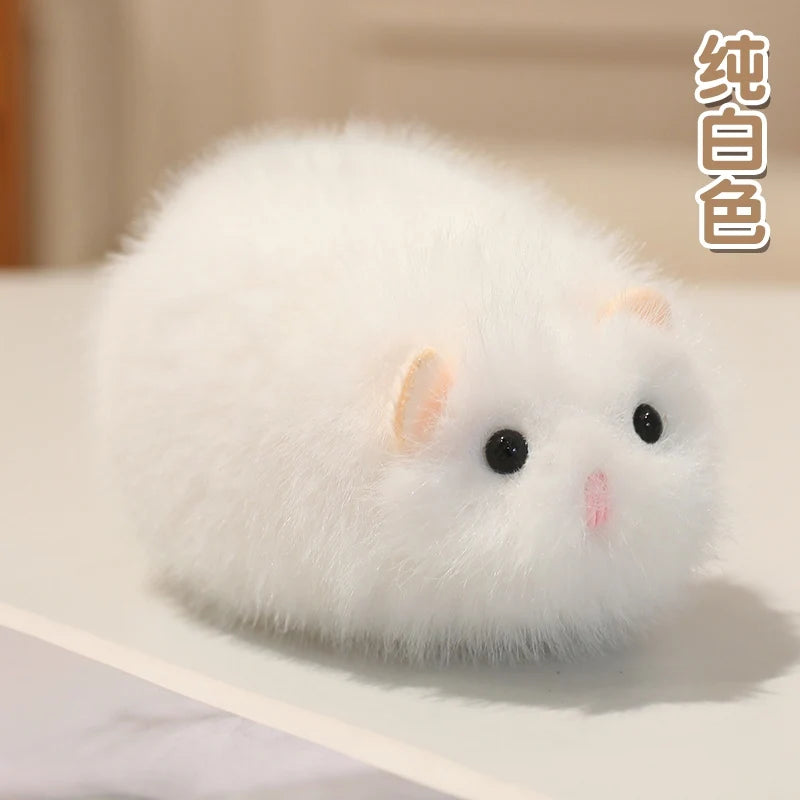 Chubby Mottled Orange Hamster Plush - Image 8