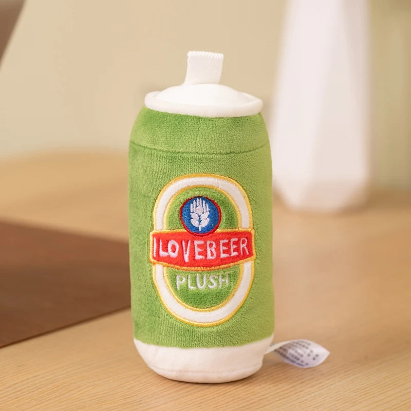 Cute Beer Bottle and Mug Plush Toy Set - Image 7