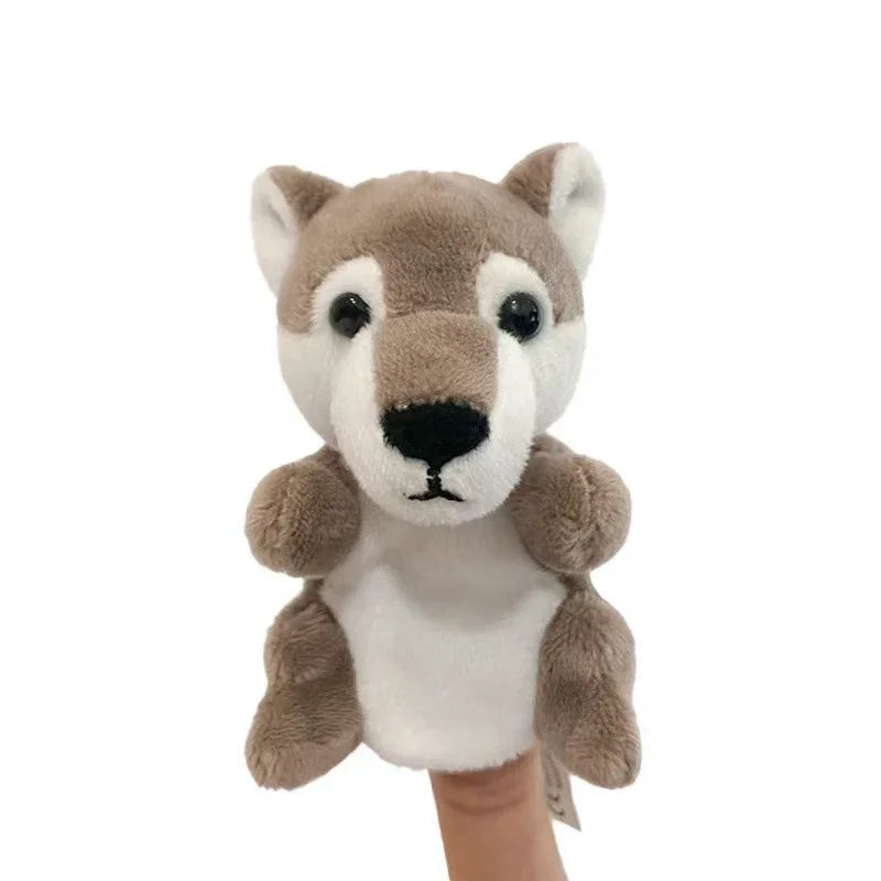 Set of 6 Safari Animal Plush Finger Puppets - Image 11