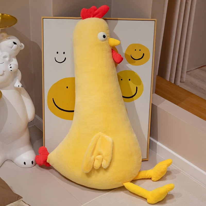 Oversized Yellow Chicken Long Neck Plush Pillow - Image 7