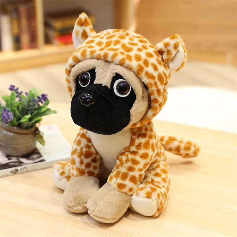 Cute Pink Rabbit Pug Plush Toy - Image 9