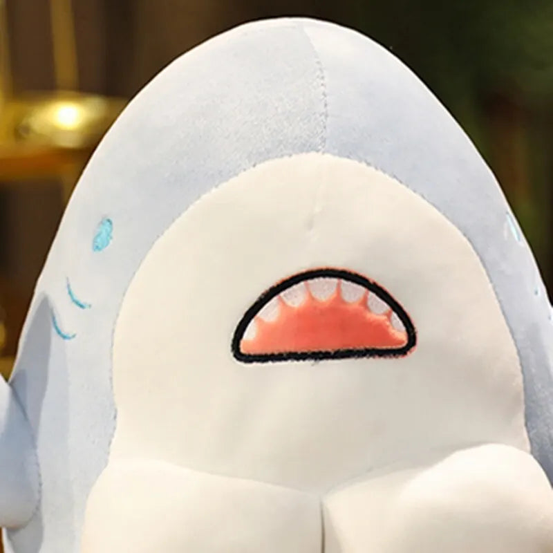 Funny Muscle Shark Plush Toy - Image 5