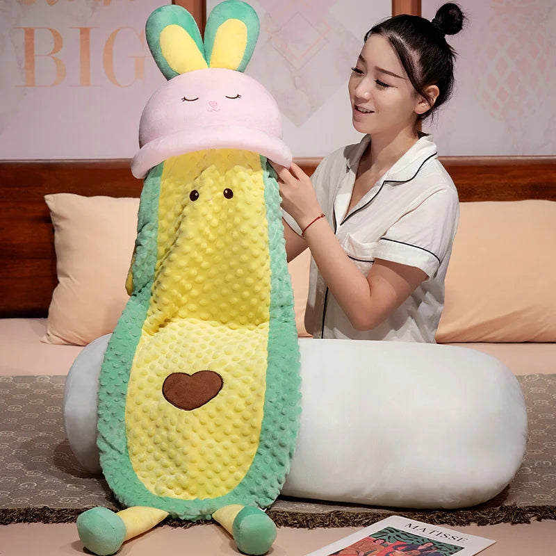 Soft Kawaii Watermelon and Radish Plush Pillow - Image 5
