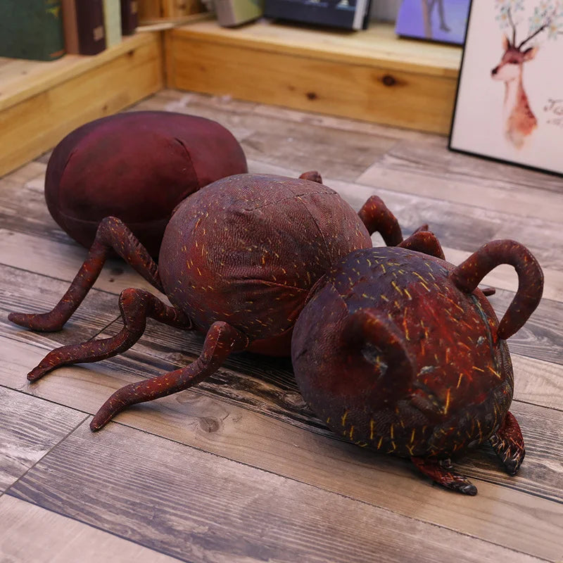 Giant Distressed Burgundy Ant Plush Toy - Image 7