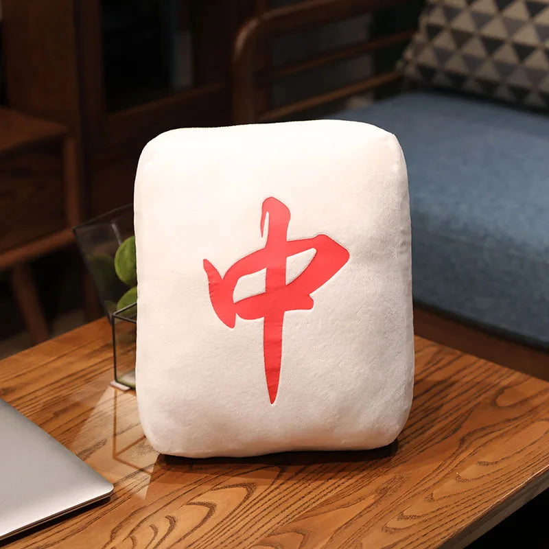 Mahjong Tile Plush Cushion with Iconic Designs - Image 11
