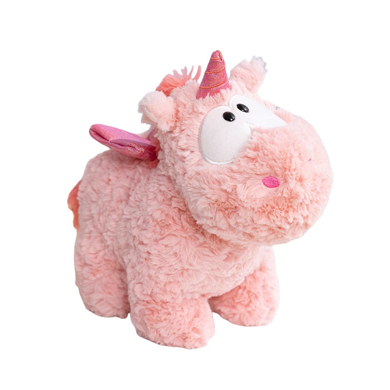 Pink Winged Unicorn Hot Water Plush with Heart - Image 7