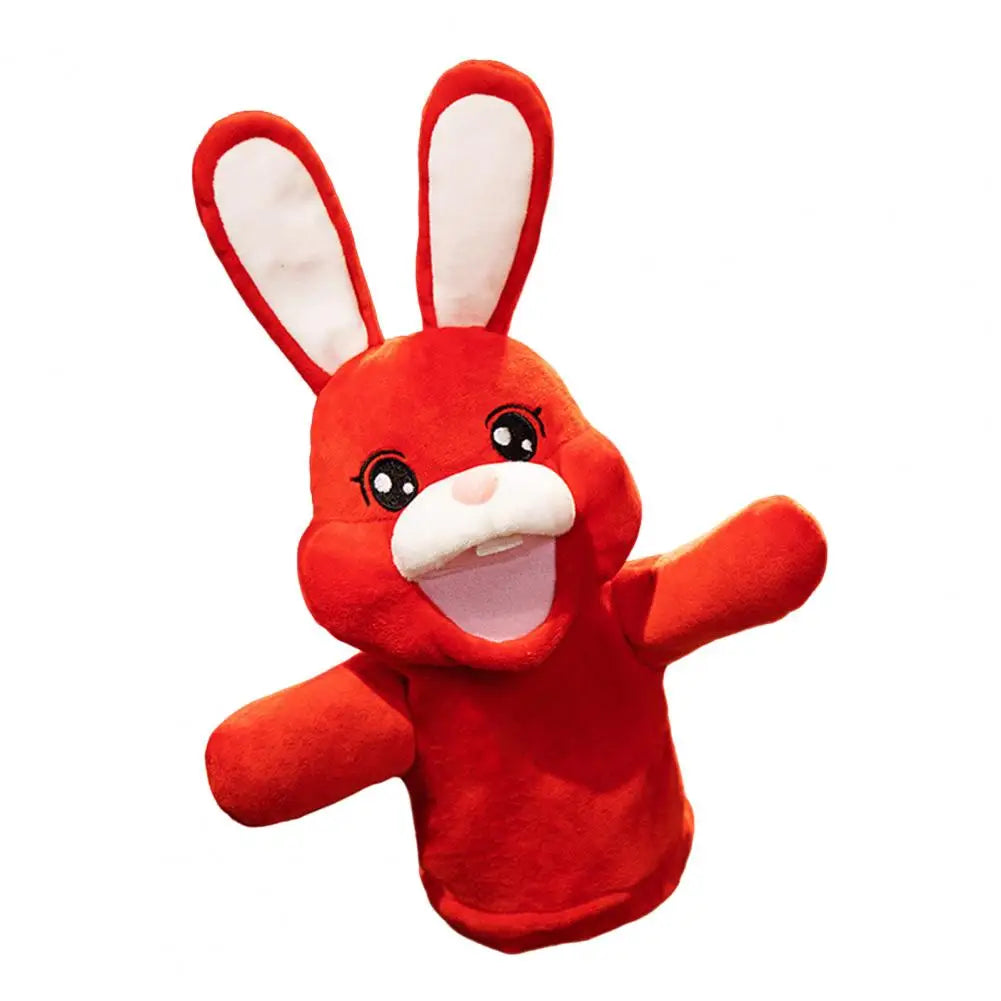 Cute Plush Bunny Hand Puppet Set with Carrot - Image 7