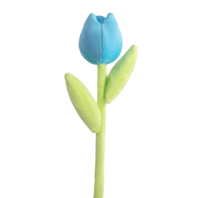 Mixed Pastel Plush Daisy and Tulip Bouquet - Image 17