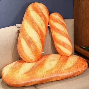 Realistic French Baguette Plush Pillow
