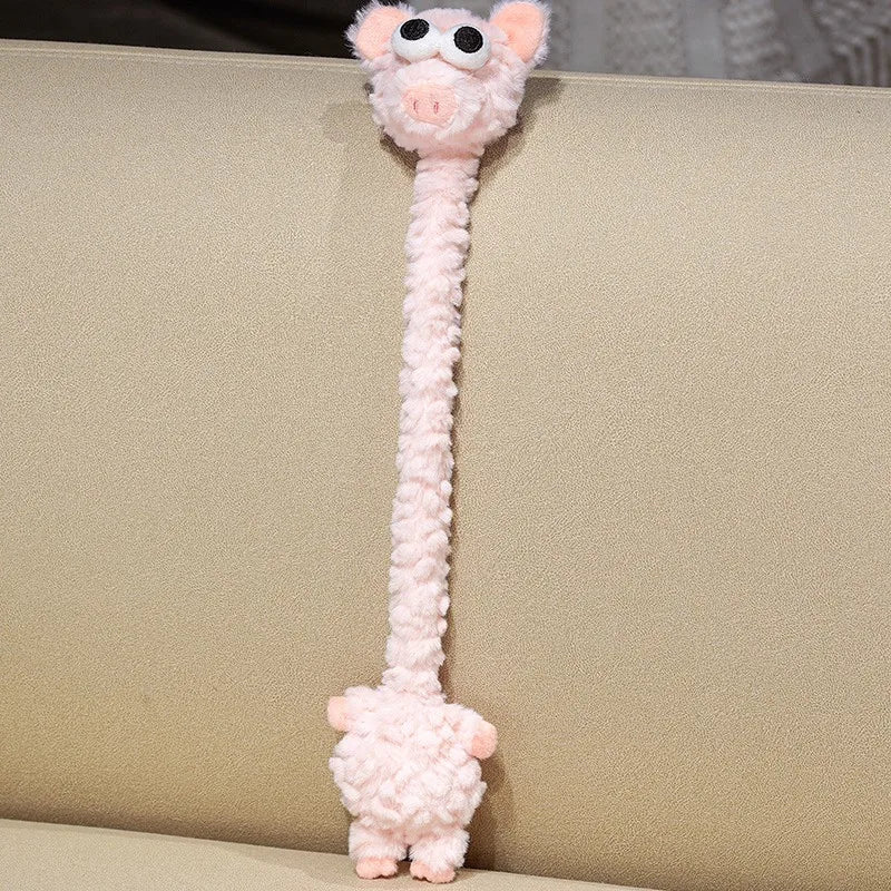 Whimsical Multi-Animal Plush Strap with Googly Eyes - Image 8