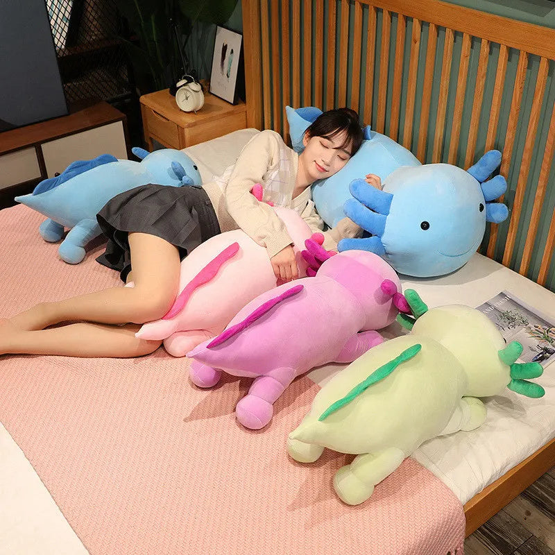 Vibrant Axolotl Plush Hugging Pillow - Image 3